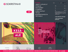 Tablet Screenshot of isokristiina.fi